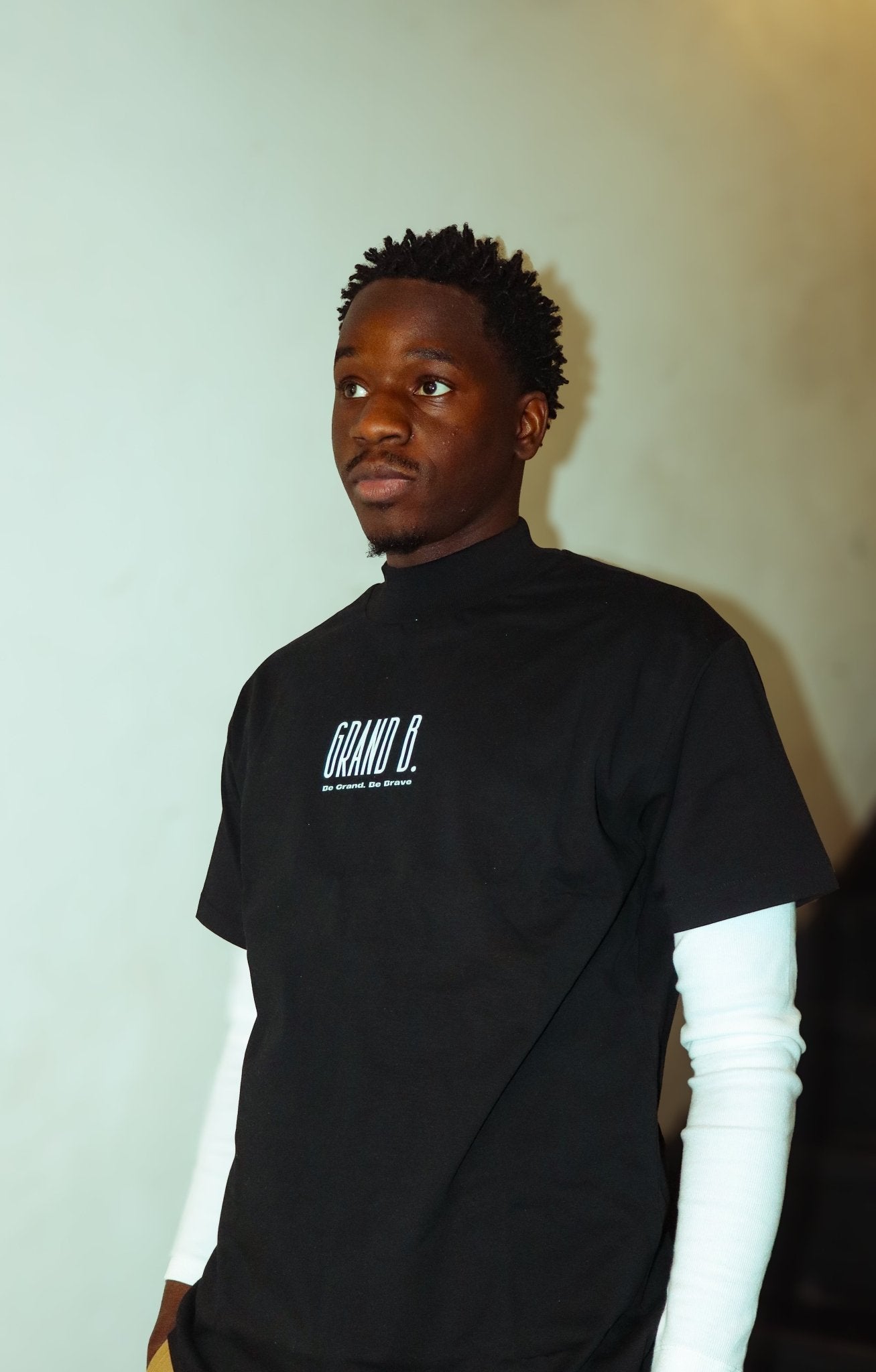 "Brave" - Essential Cotton T-Shirt - GRAND B