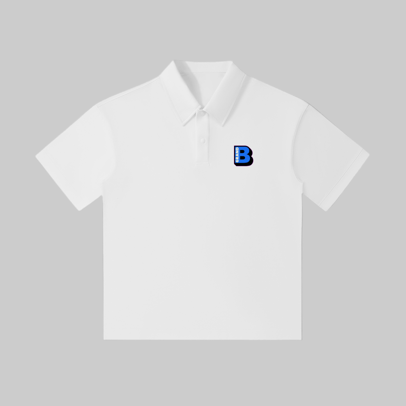 "GRAND B" - Drop Shoulder Short - Sleeve Polo - GRAND B