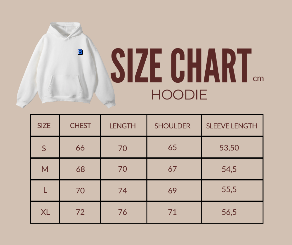 « GRAND B. » - Oversize Fleeced Hoodie - GRAND B