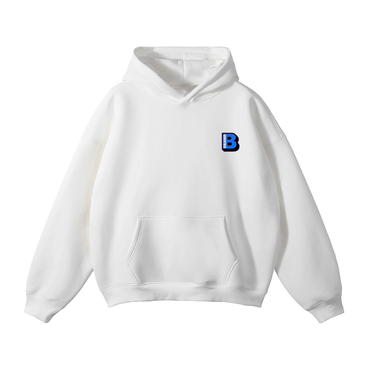 « GRAND B. » - Oversize Fleeced Hoodie - GRAND B